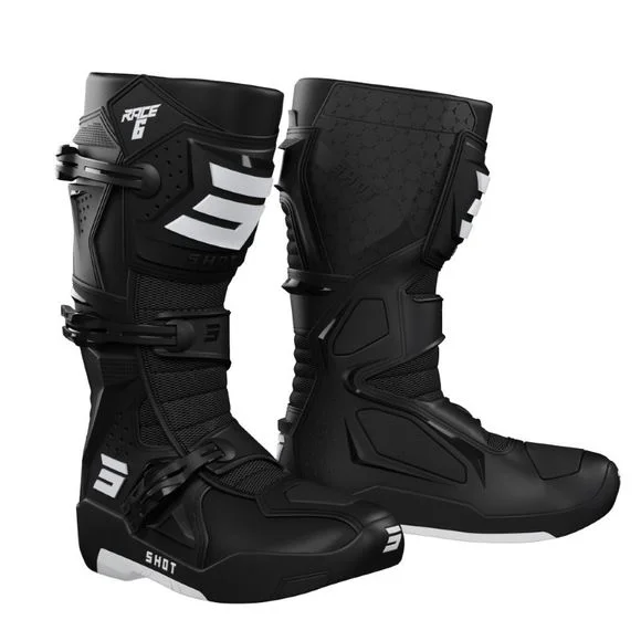Bottes cross Shot RACE 6 – BLACK 2023 – Noir Ref : SO2218