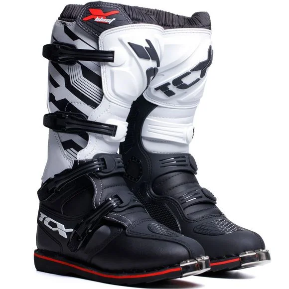 Bottes cross TCX Boots X-BLAST – BLACK WHITE RED 2023 – Noir / Rouge Ref : OX0355