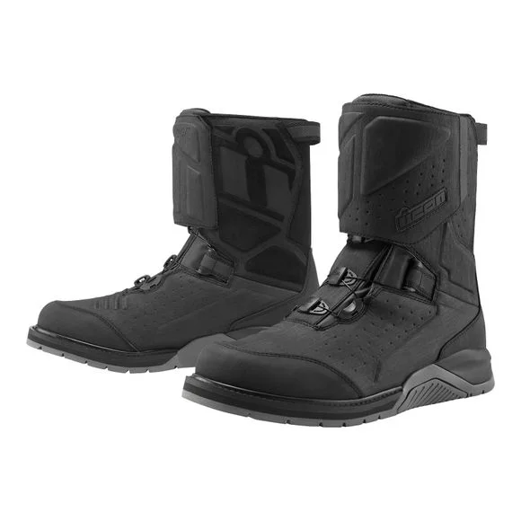 Bottes Icon ALCAN WATERPROOF – Noir Ref : IC0828