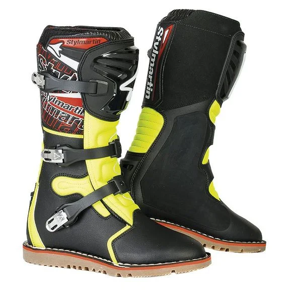 Bottes trial Stylmartin IMPACT PRO NOIR/JAUNE 2020 – Noir / Jaune Ref : SM0089