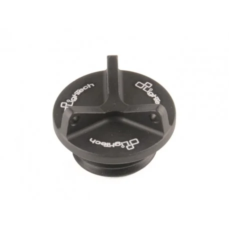 Bouchon de carter d&rsquo;huile LIGHTECH 2 trous noir M26 x 3