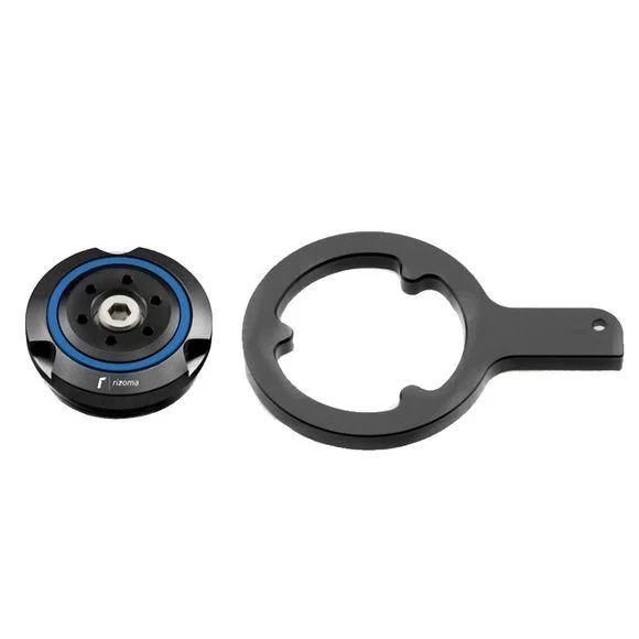 Bouchon de carter d&rsquo;huile Rizoma Aluminium – Noir Ref : RZ0067