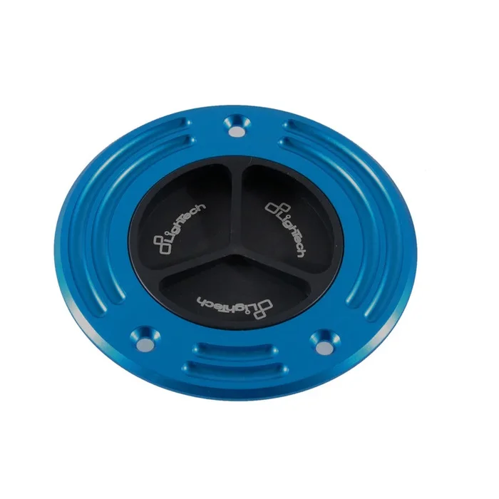 Bouchon de réservoir LIGHTECH à vis noir/cobalt Honda CBR1000RR