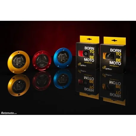 Bouchon de reservoir LIGHTECH a vis noir Honda CBR1000RR CB 750 HORNET