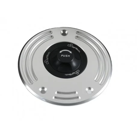 Bouchon de reservoir LIGHTECH noir/argent 1/4 tour Yamaha MT-09