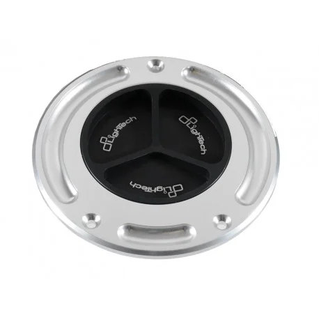 Bouchon de reservoir LIGHTECH noir/argent a vis Honda CBR1000RR