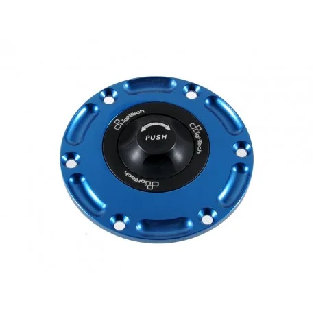 Bouchon de reservoir LIGHTECH noir/cobalt 1/4 tour Suzuki GSX-S