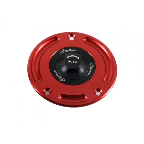 Bouchon de reservoir LIGHTECH noir/rouge 1/4 tour Honda CBR600RR