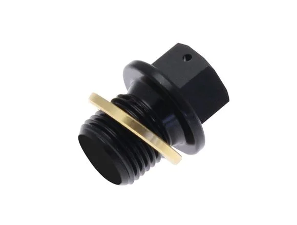 Bouchon de vidange Tecnium – aluminium noir M8x1,25×35 Ref : TE00487A / 1009715