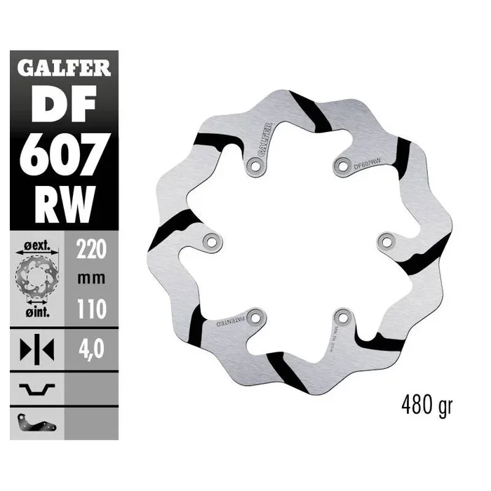 BRAKE DISC FIXED WAVE GR