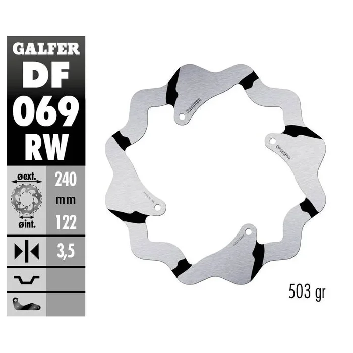 BRAKE DISC FIXED WAVE GR