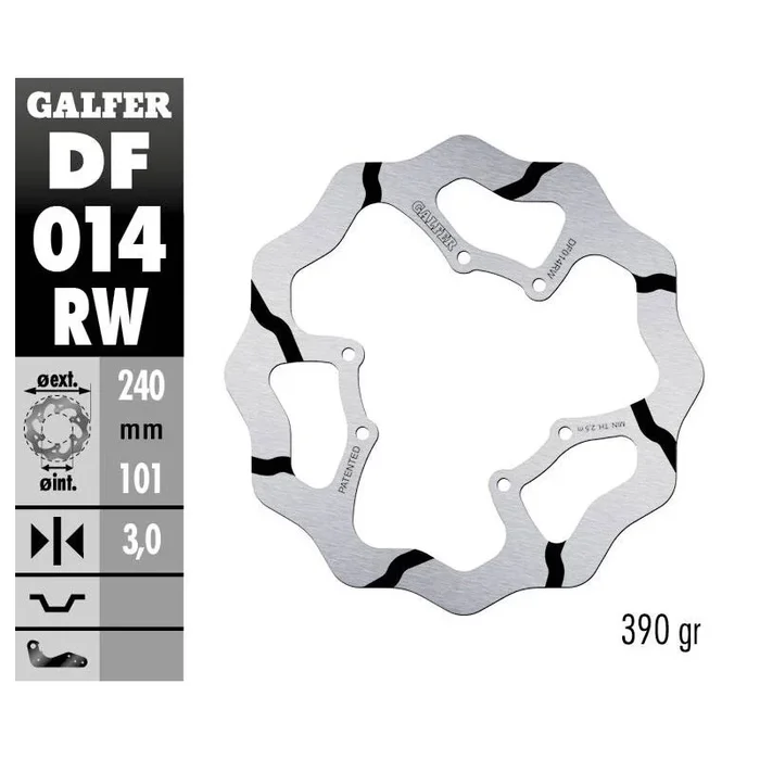 BRAKE DISC FIXED WAVE GR