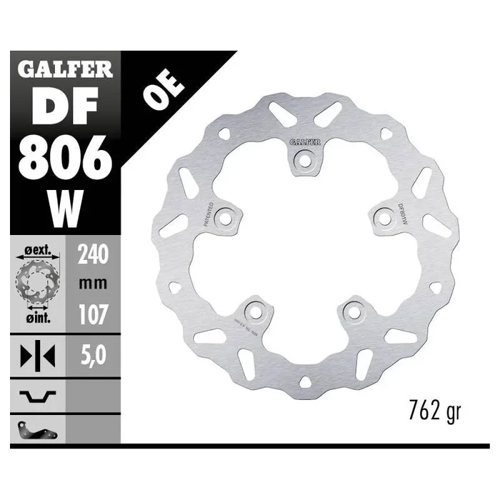 BRAKE DISC FIXED WAVE