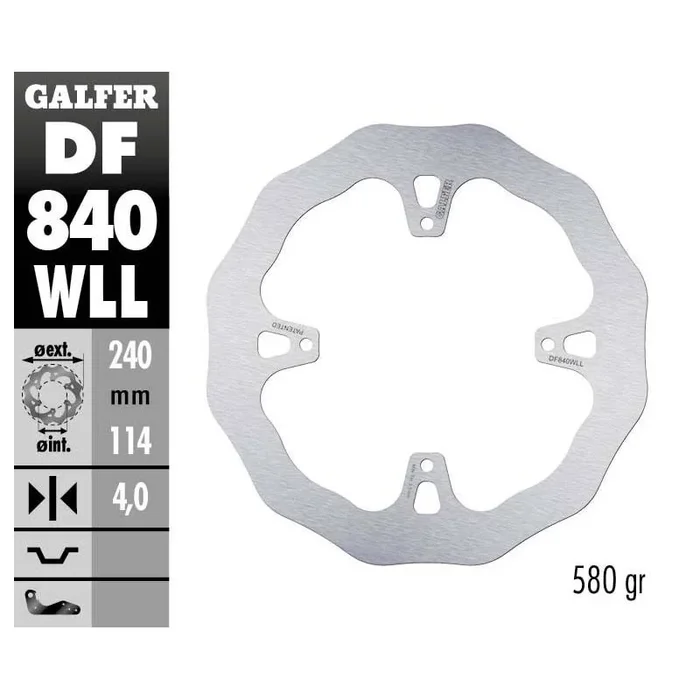 BRAKE DISC FIXED WAVE SO