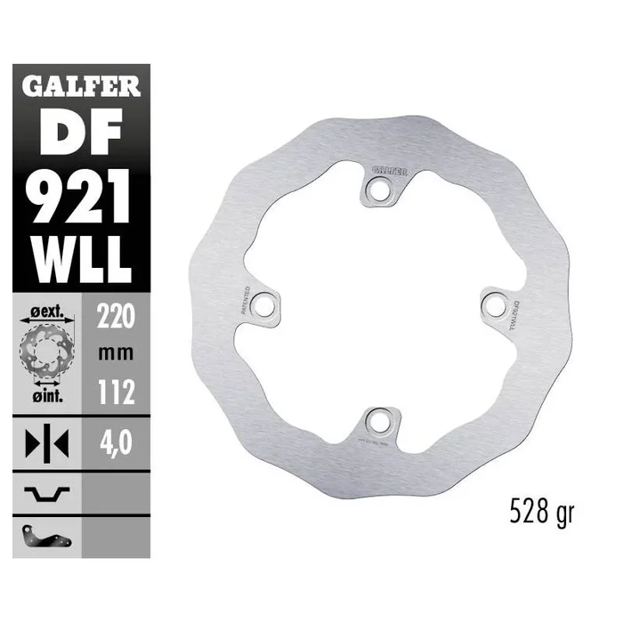 BRAKE DISC FIXED WAVE SO