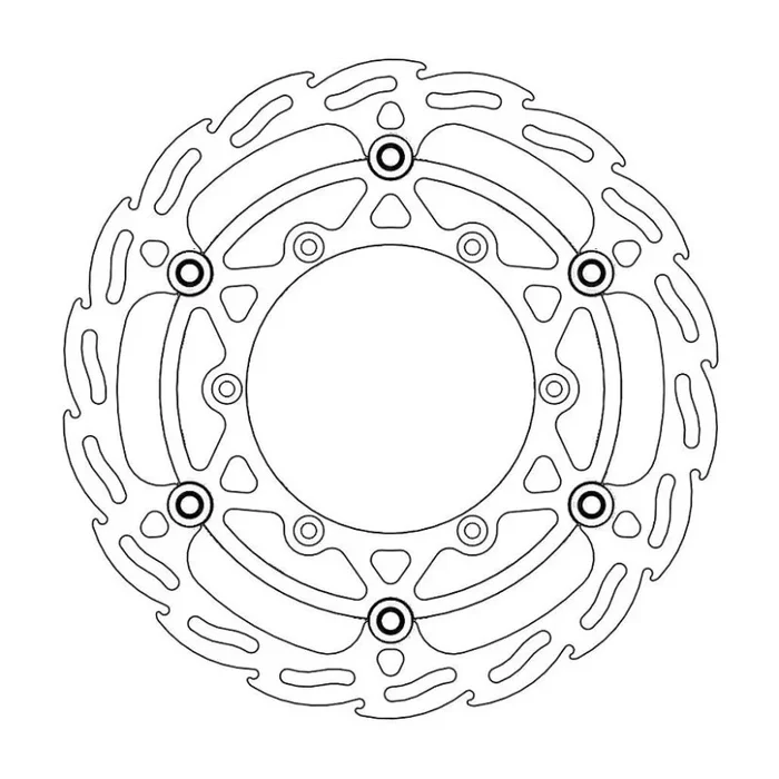BRAKE DISC FLAME FLOAT FRONT