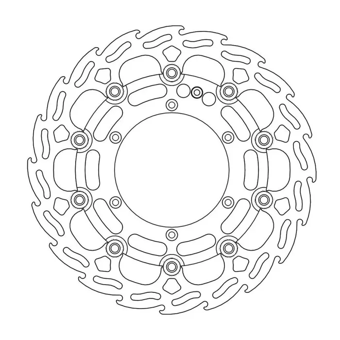 BRAKE DISC FLAME FLOAT FRONT