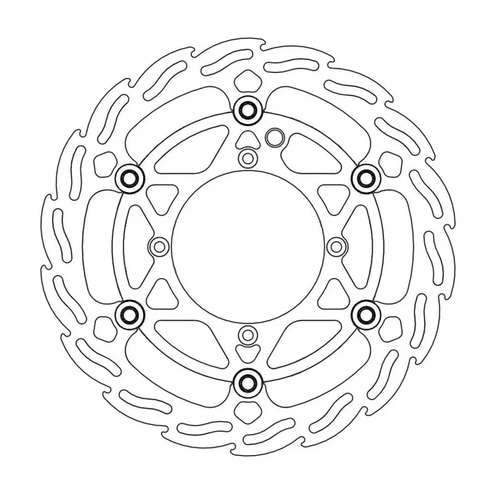 BRAKE DISC FLAME FLOAT FRONT
