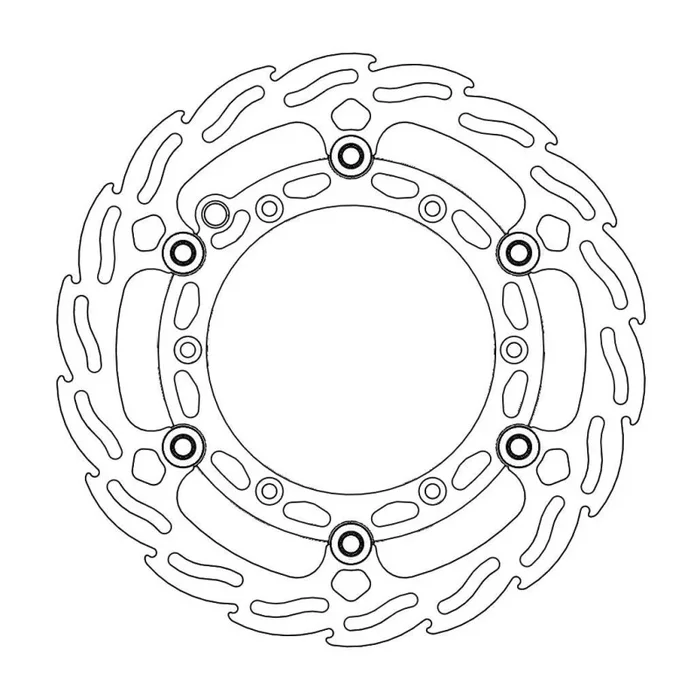 BRAKE DISC FLAME FLOAT FRONT