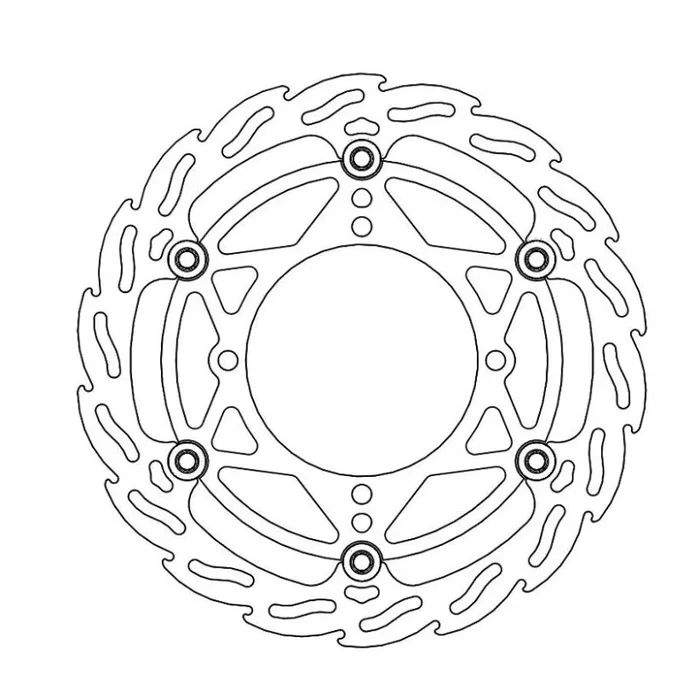 BRAKE DISC FLAME FLOAT FRONT