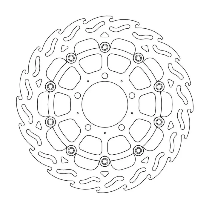BRAKE DISC FLAME FLOAT FT L