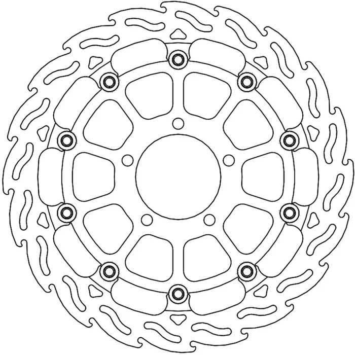 BRAKE DISC FLAME FLOAT FT R