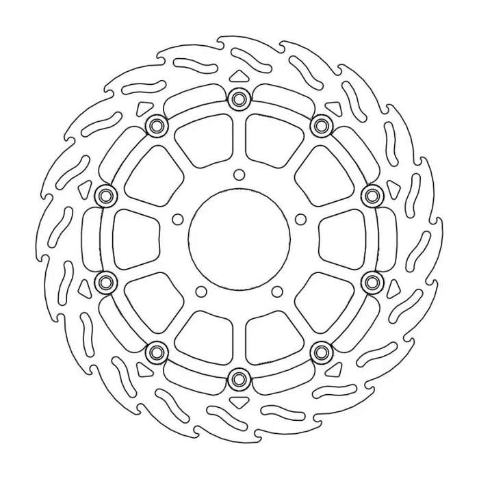 BRAKE DISC FLAME FLOAT FT R