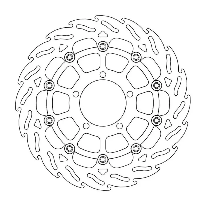 BRAKE DISC FLAME FLOAT FT R