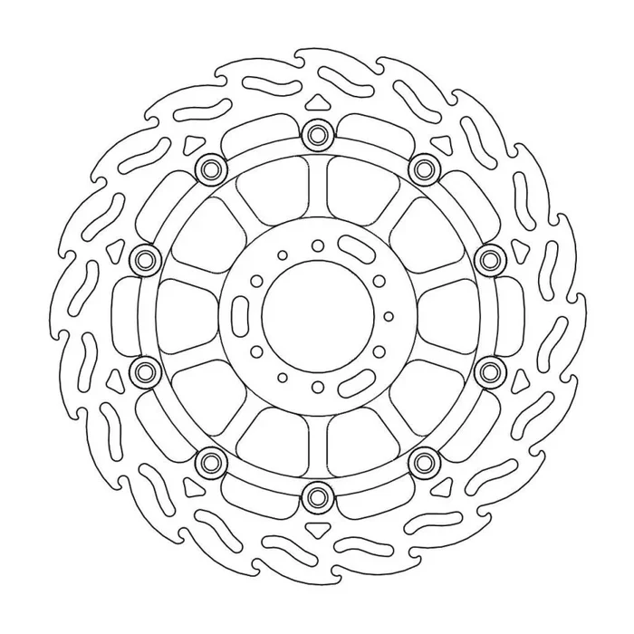 BRAKE DISC FLAME FLOAT FT R