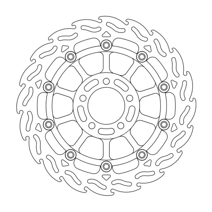 BRAKE DISC FLAME FLOAT FT R
