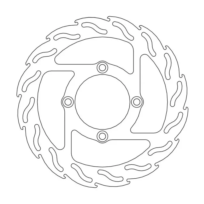 BRAKE DISC FLAME FRONT