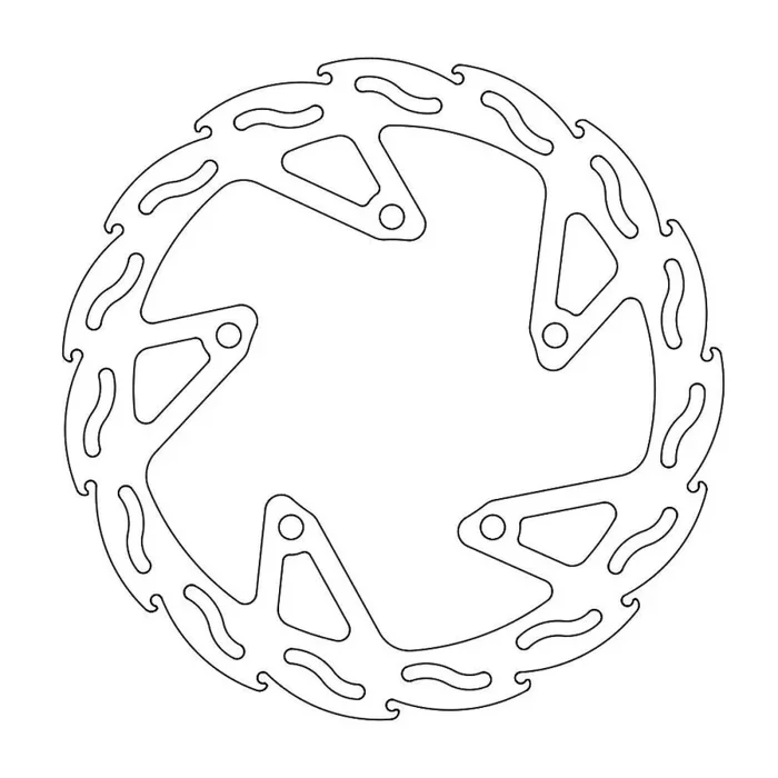 BRAKE DISC FLAME FRONT