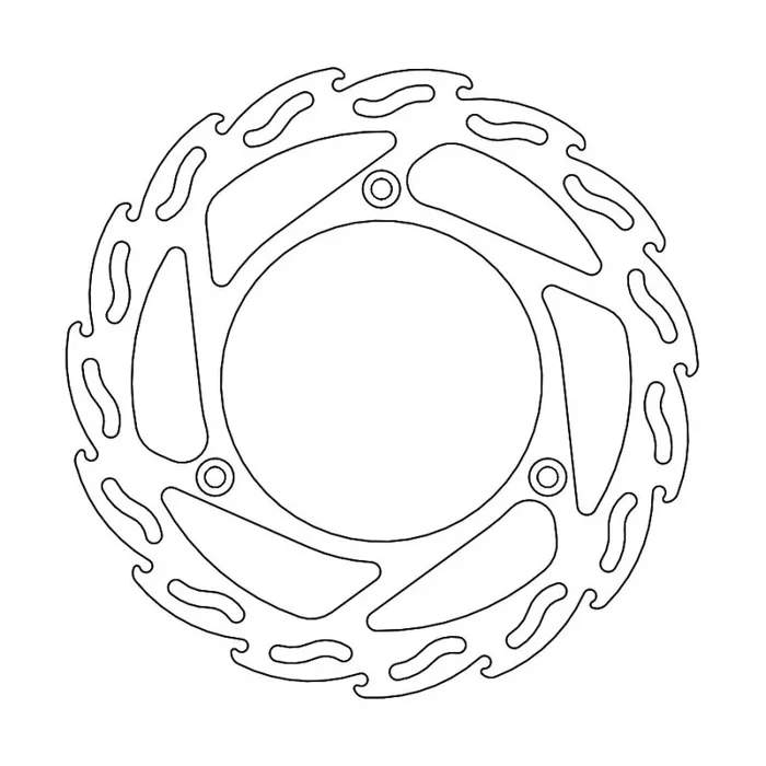 BRAKE DISC FLAME FRONT