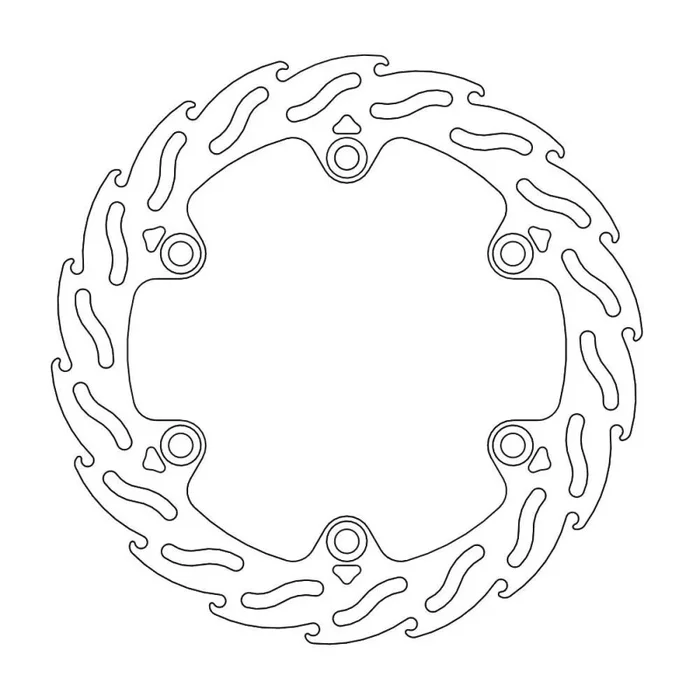 BRAKE DISC FLAME FRONT