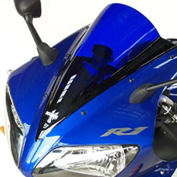 Bulle Bullster Double courbure Bleu foncéYAMAHA 1000 YZF-R1 (RN09) – 2002 – 2003Ref : BY095DCBF