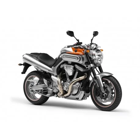 bulle ERMAX Yamaha MT 01 2006-2008 pour tete de fourche noir clair