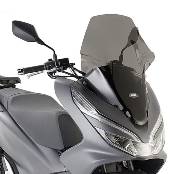 Bulle Givi Haute proctection Fumé 1129D – GrisHONDA 125 PCX 125 ABS – 2018 – 2020Ref : GI2104 / 1129D