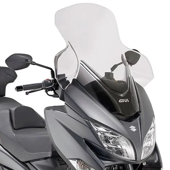 Bulle Givi Haute protection incolore – IncoloreSUZUKI 400 AN 400 BURGMAN ABS – 2017 – 2024Ref : D3115ST