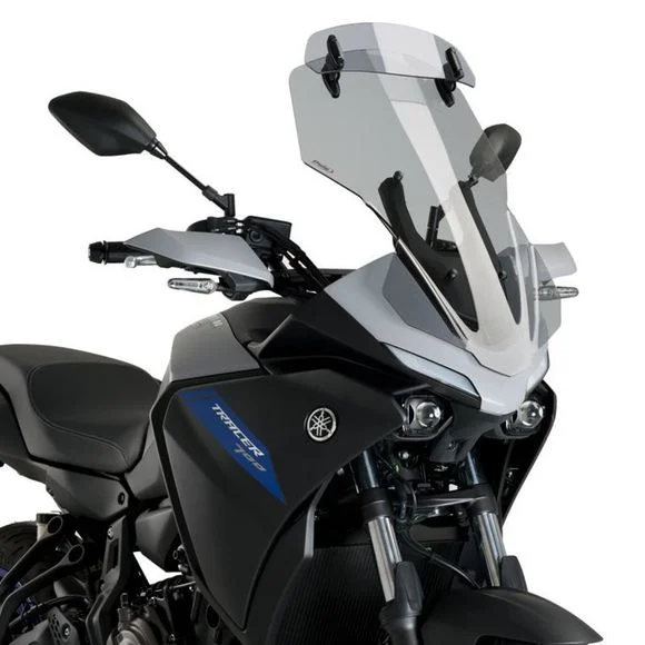 Bulle Puig Touring avec visière – Gris Ref : 20435 / 20435H