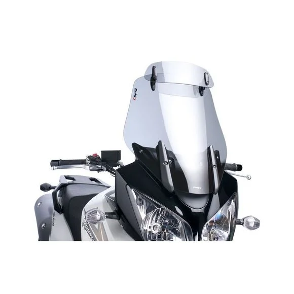 Bulle Puig Touring avec visière – Gris Ref : 5883H