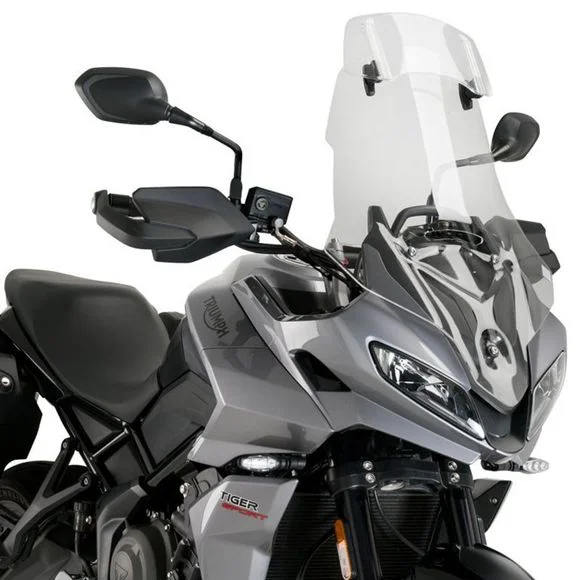 Bulle Puig TOURING AVEC VISIERE – GrisTRIUMPH 660 TIGER SPORT 660 – 2022 – 2025Ref : PUI0337 / 21403H