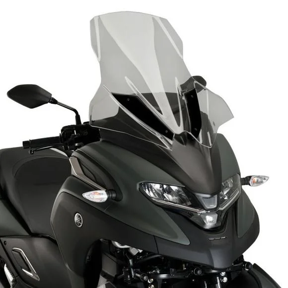Bulle Puig V-TECH LINE TOURING – GrisYAMAHA 300 TRICITY 300 – 2020 – 2024Ref : 21120
