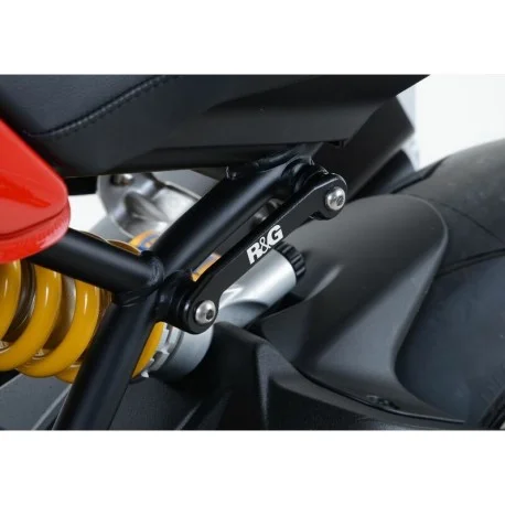Cache orifice repose-pieds gauche R&G RACING DUCATI SUPERSPORT MONSTER