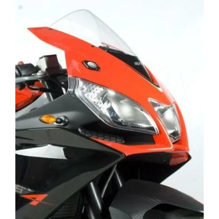 Cache-orifices rétroviseur R&G RACING – noir Aprilia RS4 125/RSV4 RR/RF