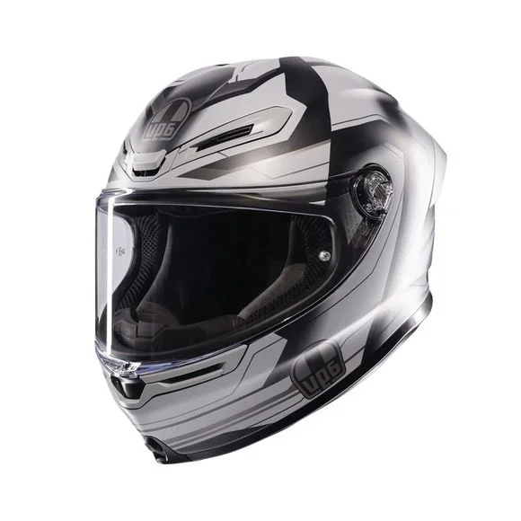 Casque AGV K-6 S – INTREPIDO – Noir / Gris Ref : AG1048