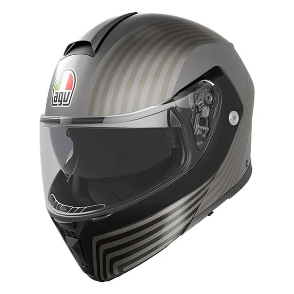 Casque AGV STREETMODULAR – ISEO – Gris / Noir Ref : AG1011