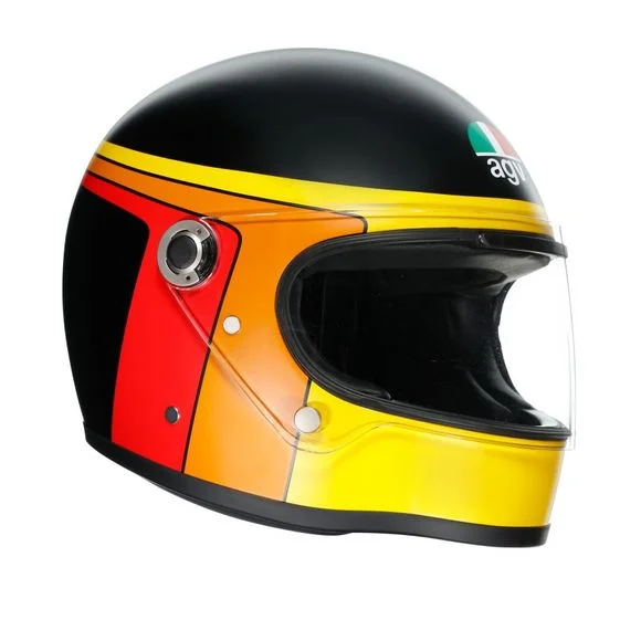 Casque AGV X3000 – GASOLINE – Noir / Orange Ref : AG0982