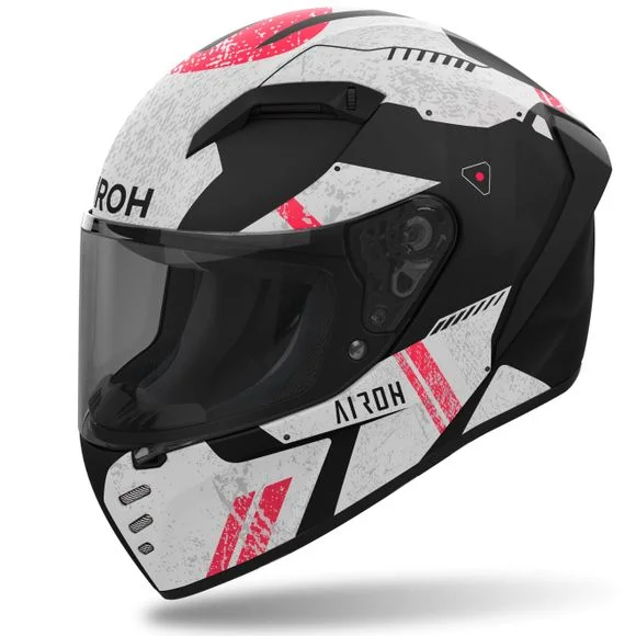 Casque Airoh CONNOR – OMEGA – Noir / Blanc Ref : AR1333