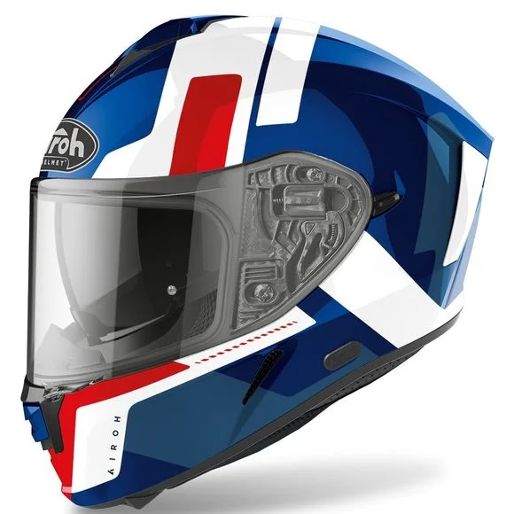Casque Airoh SPARK – SHOGUN – BLUE/RED GLOSS – Bleu / Rouge Ref : AR1203