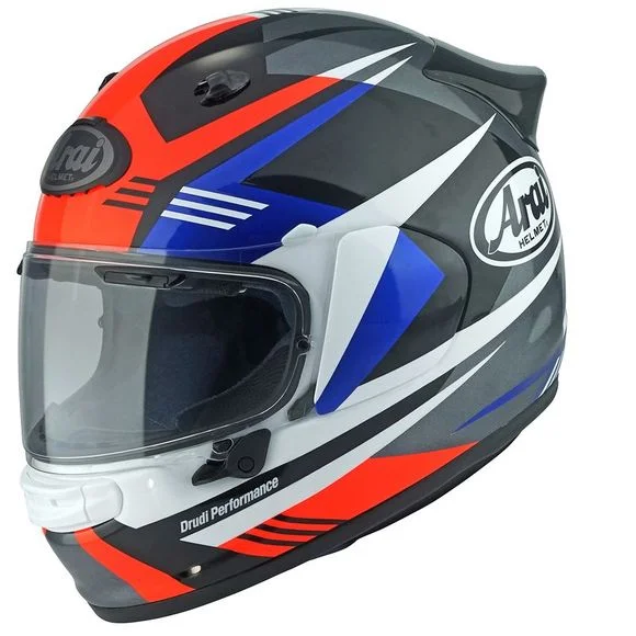 Casque Arai QUANTIC – MARK – Rouge / Bleu Ref : AI0570